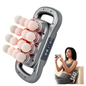 16 Head Massage Deep Tissue - 2025 Portable Electric Muscle Massager, Pain Relief for Neck/Back/Shoulders/Legs/Foot, Home/Office Use for Caregivers, Fitness Enthusiasts & Office Workers