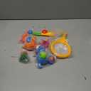 Dwi Dowellin Bath Toys Fishing Games Swimming Whales Bath Time Bathtub Toy for Toddlers Baby Kids Infant Fish Set Age 18months and up