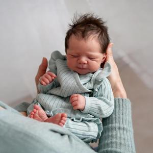 Anano Reborn Baby Dolls 18 Inch Realistic Newborn Sleeping Baby Dolls Girls that Look Real Lifelike Preemie Babies Alive Soft Vinyl Reborn Infant Dolls, Newborn Girl