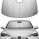 Pigenius Windshield Sun Shade for Lexus RX450e 2023-2025, Lexus RX300e 2024-2025. Reflective Aluminum Film Front Window Sunshade - BLAZBLOCK