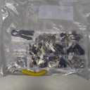 254 Pcs Zipper Repair Kit with Case Include Zipper Replacement and Pull, Universal Zippers Replacement kit for Cloting, Jackets, Coat, Boot, Backpack, Purse and Outdoor Gear