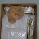 Dandat 50 Sets Tea Spoon Party Favors Gold Tea Spoons Bulk for Guest Include Mini Leaf Dessert Teaspoon Stainless Steel with Thank You Labels Organza Bags for Bridal Shower Party Wedding Souvenir Gift