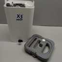 X3 Mop, Separates Dirty and Clean Water, 3-Chamber Design, Flat Mop and Bucket Set, Hands Free Home Floor Cleaning, 3 Reusable Microfiber Mop Pads Included