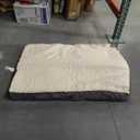 Orthopedic XL Dog Beds for Extra Large Dogs with Removable Washable Cover for Crate, Beige, 41x27