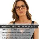 Readers for Women Oprah Style Square Reading Glasses with Spring Hinge Blue Light Blocking for Men Ladies (Gray & Tortoiseshell & Handmade Pink (With 3 Cases))