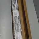 LazBlinds No Tools No Drill 1" Vinyl Mini Blinds, Cordless Blinds for Windows, Light Filtering Horizontal Window Blinds & Shades, 34" W x 64" H, White