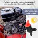691993 Fuel Tank - 4 Quart Plastic Gas Tank & Cap Compatible with B&S Remote Mounting for Lawn and Garden Equipment Engines and for Remote Mounting, Some Specific Snow Blower, Tiller, Log Splitter