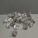 Ravinte 50 Pack 25 Pairs Semi-Overlay 1/2 inch Self-Closing Face Frame Cabinet Hinges Satin Nickel Half Wrap-Around Kitchen Cabinet Door Hinges Face Mount Cabinet Hardware