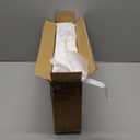 Christmas Tree Collar Box, Natural Wooden White Tree Collar, Tree Skirt Xmas Tree Stand Base Cover for Christmas Trees Decoration, 22" L (Medium)