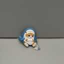 Soft Silicone Case Compatible with Apple AirPods 1 2 3 Pro 3D Cartoon Keychain Blue Shark Ginger Cat Kitty Kitten Animal Cute Lovely Adorable Kids Girls (for AirPods Pro 2nd 2022)