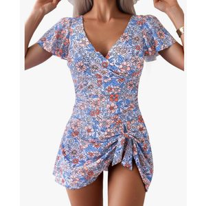 Women's One Piece Swimdress Swimsuits for Women Tummy Control Swim Dresses Size XL