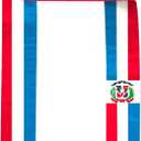 3 x Dominican Republic Flag Graduation Stole Sash, Dominican Republic Flag Graduation Shawl Sash Stole Wraps Scarf For International Study Pride Women Men