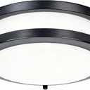 Drosbey 36W Dimmable Ceiling Light Fixture, Flush Mount Light Fixture, LED Ceiling Lights for Bathroom, Bedroom, Kitchen, Super Bright 4000 Lumens, 400W Equivalent, 5000K Daylight, UL Listed