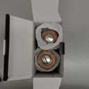 Electric Salt and Pepper Grinder Set-Rechargeable, Salt and Pepper Shakers, Automatic Salt and Pepper Grinder Set with Led Light, Adjustable Coarseness, One Handed Operation, Electric Pepper Mill (Yellow Brown - Rechargeable)