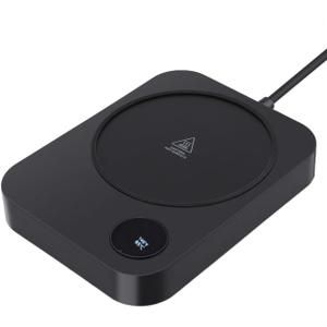 Coffee Mug Warmer - LED Display,Cup Warmer for Desk Fastest Heating Speed, Home Office Desktop Coffee Cup Heater, 3 Temperature Settings, Smart Electric Beverage Heater for Coffee Tea Milk