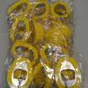 Windy City Novelties Construction Hat Key Chain with Bottle Opener - Set of 12 (Yellow)