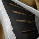 Step Stool, Bed Steps for High Beds for Adults with Non-Slip Rubber Stepping Surface and Handles, 450 LBS Capacity for Bedroom Kitchen Bathroom, or Bedside, Senior Support (Brown)