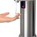 Infrared Automatic Soap Dispenser, Electric Soap Dispenser, Stainless Steel Touchless Auto Hand Soap Dispenser for Bathroom Kitchen Hotel Restaurant. 4 AAA Batteries (NOT Included).