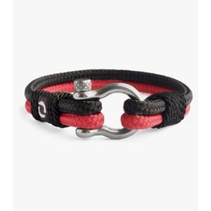 Mens Rope Bracelet - Stainless Steel Silver Shackle, Extremely Durable and Scratch Resistant Waterproof Paracord, Handmade, Nautical Wristband for Men