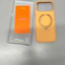 TORRAS Ostand Q3 Silicone for iPhone 17 Pro Max Case, Fit for MagSafe, 360 Spin Ring Stand, Liquid Silicone Cozy Vibrant Grip, Camera Control, Protective Case for iPhone 17 Pro Max, Pastel Orange
