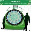 SWOOC Games® – Bull Chipper | Giant Golf Darts (Over 6ft Tall) w/ 10+ Golf Games | Backyard Game with Air Pump | Yard Game for Adults | Giant Outdoor Fun for Adults and Family | Outside Activity