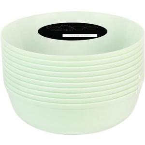 16 oz Mint Green Party Bowls - Disposable Plastic Bowls, Bulk Case of 115 - Catering, Parties, Restaurant & Food Service