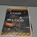 3 x Idealmuzik Farewell Party Decorations, Jumbo Farewell Card With Envelope, We Will Miss You Going Away Gift for Coworker Men Women, Goodbye Good Luck Retirement Card Guest Book Party Supplies (Black)