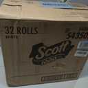 Scott 1000 Trusted Clean Toilet Paper, 32 Rolls, Septic-Safe, 1-Ply Toilet Tissue