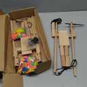 Handmade Wooden Fencing Puppets Balloon Already Assembled Man Battle for Family and Fun and Exciting Balloon Fighting Party Wooden Battle Bots Whack a Balloon Game Bots Battle 300x Balloons