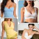 MITALOO Adhesive Bra Invisible Sticky Strapless Push up Backless Reusable Silicone Covering Nipple Bras
