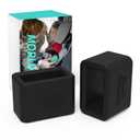 Morlike Silicone Belt Buckle Holder (Black, 2 Pack)