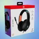 Turtle Beach Airlite Fit Wired Gaming Headset  Officially Licensed for Nintendo Switch 2, Nintendo Switch, Durable, Lightweight, Charcoal Blue/Red