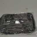 3Pcs Makeup Bag,Travel Makeup Bag,Makeup Bags for Women,Makeup Brush Bag,Large Capacity PU Cosmetic Bag,Waterproof and Durable-Black Grey Leopard Cheetah Pattern