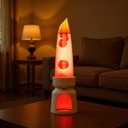 13" Liquid Motion Light with Remote, 13 RGB Color Changing Mood Light, 4 Dynamic Modes & 4 Brightness, Modern Volcano Lamp for Room Decor, Birthday Christmas Gift Ideal for Teens, Kids, Adults (White)
