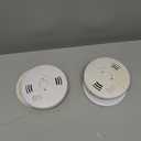 Kidde Hardwired Smoke & Carbon Monoxide Detector, AA Battery Backup Smoke Alarm, Interconnectable, LED Warning Light Indicators, 2 Pack