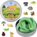 Play Putty Therapy Putty for Kids with Charms Green as Grass Theraputty Medium Resistance, Increase fine Motor Skills and Finger Strength, Occupational Therapy Toys