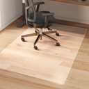 Clear Chair Mat, 24" x 36" Office Chair Mat for for Hard Floors, 2mm Thicker Hard Floor Protector for Indoor Outdoor, Rolling Chair Computer Desk Plastic Floor Mat for Home Office (Clear)