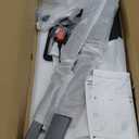 Vacuum Stand for Dyson V15 V10 V8 V7 V6, Stable Metal Vacuum Attachment Holder, Cordless Vacuum Cleaners Docking Station for Dyson (Brushed Black, 6 Hooks)