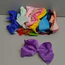 Oaoleer Hair Bows for Girls, 30 Colors 6 Inch Grosgrain Ribbon Hair Bows Clips Alligator Clips Barrettes Hair Accessories, Back to School, Party, Photography, Christmas, Travel