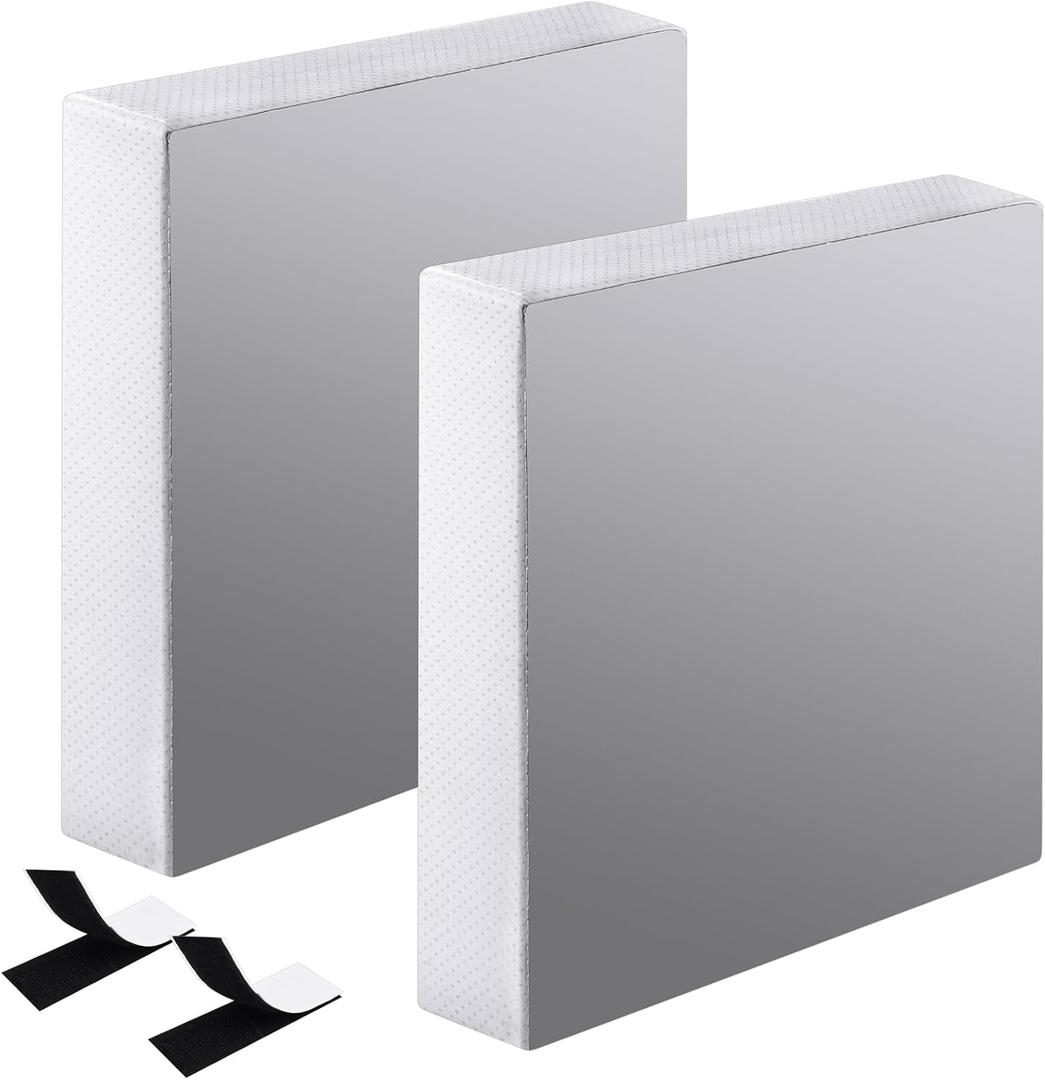 2 Pack RV Vent Insulator 14"x14"x3" RV Skylight Cover with Reflective Surface, Waterproof RV Vent Covers Skylight Shade Energy Savings Sunroof Fits for 14 Inch x 14 Inch RV Camper Vents
