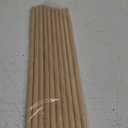 HOPELF 10PCS Bamboo Sticks - 1/2 x 17.5 Inch Dowel Rods for Crafts, DIYers