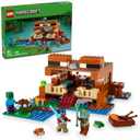 LEGO Minecraft The Frog House Building Toy for Kids, Minecraft Toy Featuring Animals, a Toy Boat and Mob Figures, Gaming Gift for Girls and Boys Ages 8 and Up, 21256