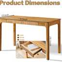 Solid Wood Desk with Drawers, Light Wood Desk for Small Spaces, Small Writing Desk for Bedroom, Gaming Study Home Office Wooden Desks for Work, 47 inch Wood Computer Desk, 47.2 inches x 22 inches x 29.5 inches