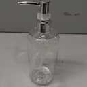 Refillable Clear Soap Dispenser Bottles with Pump, 16 oz (3 Pack) | BPA-Free Plastic Boston Round Containers for Hand Soap, Lotion, Shampoo, Kitchen & Bath