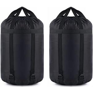 MOOCY Compression Stuff Sack, 12L/24L/45L Sleeping Bag Cover Sack Sleeping Bags Storage Stuff Sack Organizer - Great Sleeping Bags Clothes Camping Hiking Backpacking