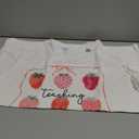 Teaching is My Jam Teacher Team Crew Cute Strawberry Girls T-Shirt Size, Large