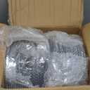 Hoolerry 50 Pack Clear Charger Plates Bulk 13 Inch Plastic Round Beaded Dinner Chargers Acrylic Frosted Grain Decorative Service Plates for Wedding Party Event, Home and Kitchen Tabletop (Silver)