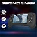 Silicone Case Compatible with Anbernic RG556, Anti-Scratch, Washable, Shockproof Silicone Protective Cover for RG556 Retro Handheld Game Console - Black