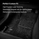 WENNEBIRD Front Carpet Floor Mats for Jeep Wrangler 2014-2018, 2Pc | JK, Not for JL, 0.6-Inch Ultra-Thick Plush Carpet, Noise-Reducing Comfort, Waterproof TPE Layer, Anti-Slip Backing