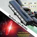 Bright Bike Light Set for Night Riding, LED Bicycle Light High Beam Low Beam, USB-C Rechargeable Bicycle Headlight Set, Waterproof Bike Headlight and Taillight for Adult Kid Mountain